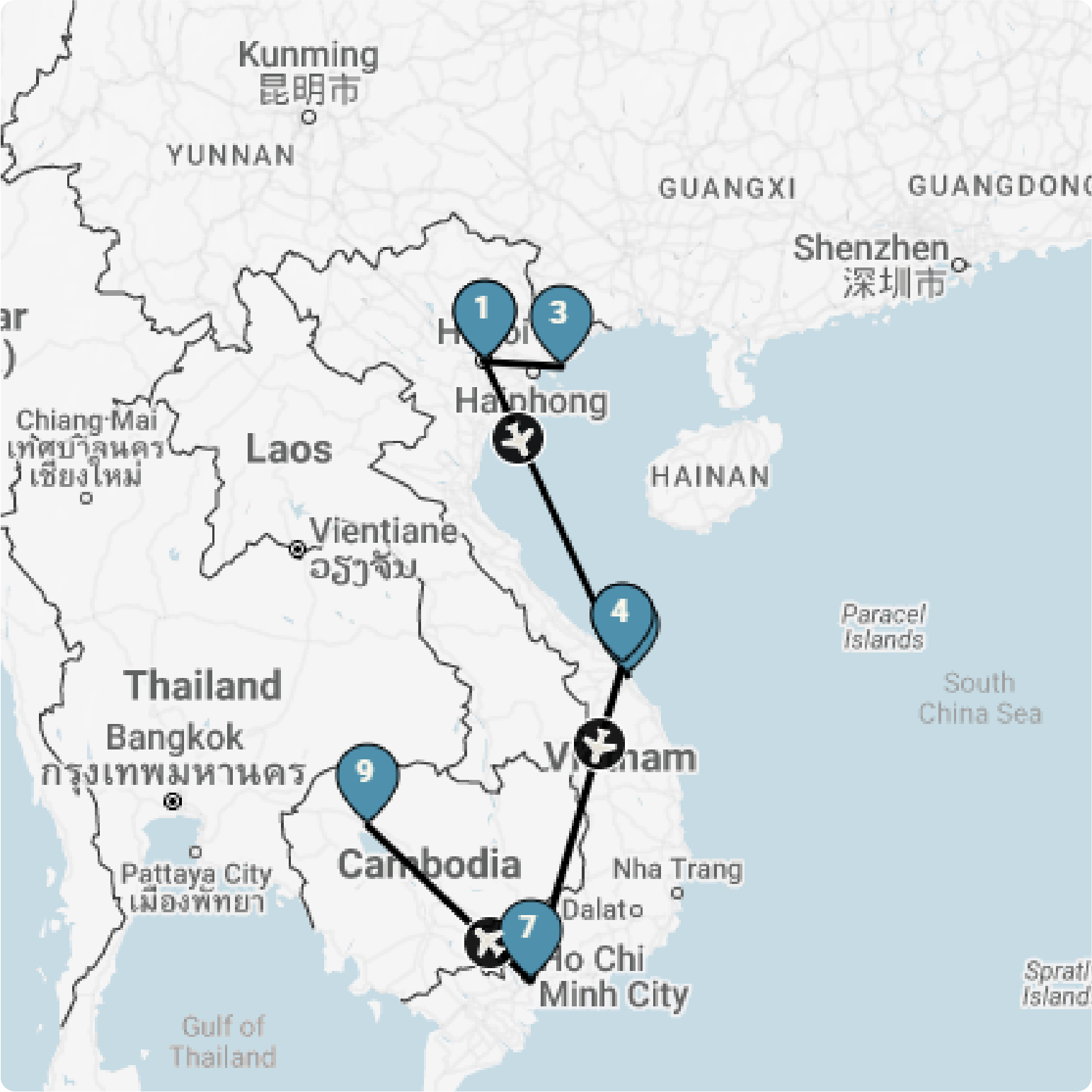 Vietnam Map